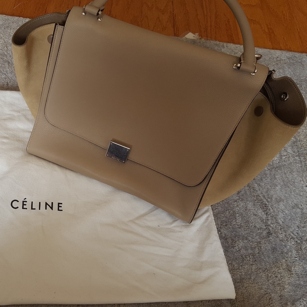 **SOLD** Celine Trapeze Bag Medium Dune/Beige